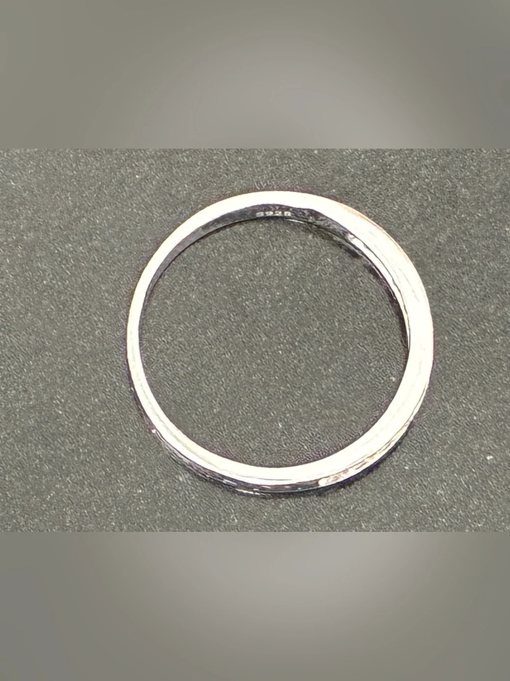 925 Sterling Silver stacking Ring Sz 8